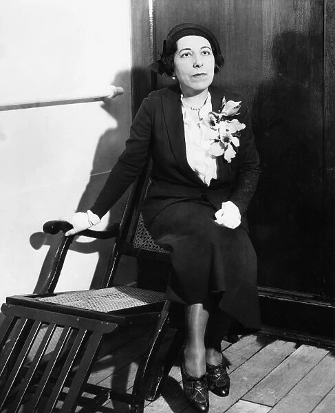 EDNA FERBER (1887-1968). American writer. Photographed c1931
