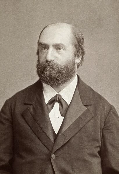 EDUARD HANSLICK (1825-1904). Austrian music critic. Original cabinet photograph