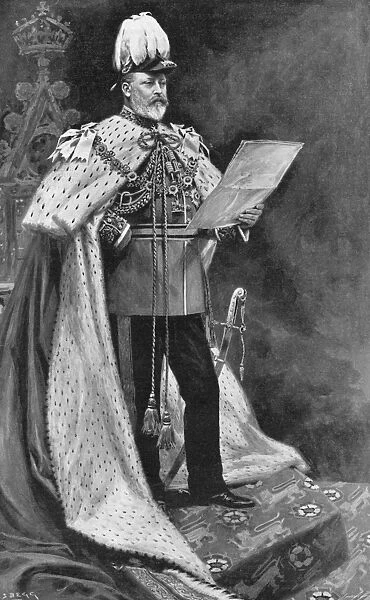 EDWARD VII (1841-1910). King of England, 1901-1910