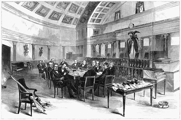 ELECTORAL COMMISSION, 1877. Session of the Electoral Commission created to resolve