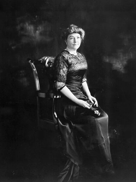 ELLEN LOUISE AXSON WILSON (1860-1914). Wife of Woodrow Wilson. Photographed in 1912