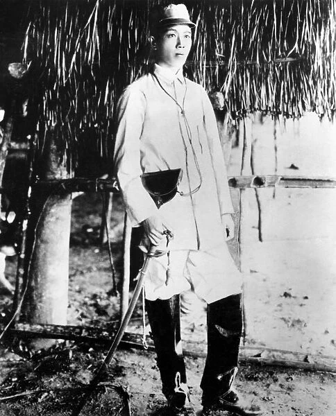 EMILIO AGUINALDO (1870-1964). Philippine patriot and insurrectionary leader photographed