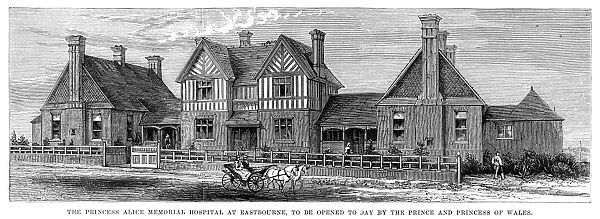ENGLAND: HOSPITAL, 1883. The Princess Alice Memorial Hospital in Eastbourne, East Sussex, England
