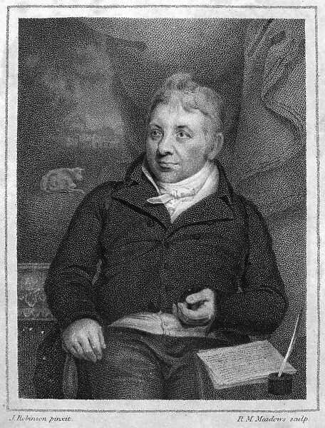 English physician. Stipple engraving, American, 1817