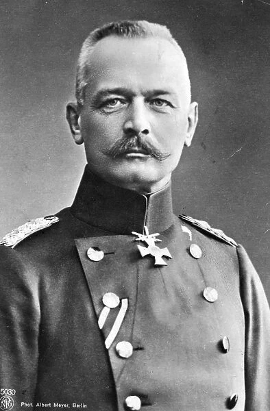 ERICH VON FALKENHAYN (1861-1922). German army officer
