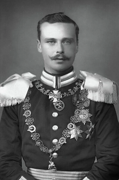 ERNST LUDWIG (1868-1937). Grand Duke of Hesse and by Rhine, 1892-1918. Photograph by W