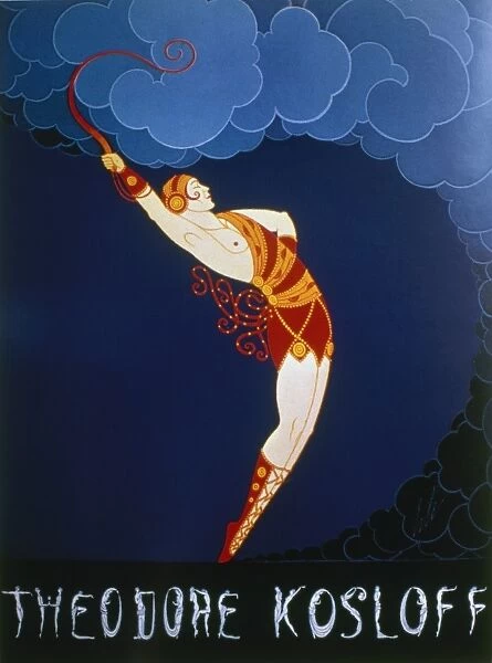 ERTE: POSTER, 1925. Poster by Erte, 1925, for Theodore Kosloffs ballet school in Hollywood