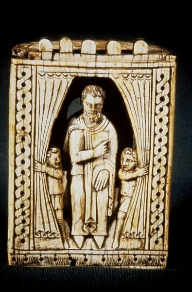 European ivory chess piece, 11th-12th century