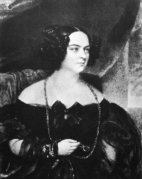 EVELINE RZEWUSKA HANSKA (1800-1882). Polish countess and wife of French writer, Honore de Balzac