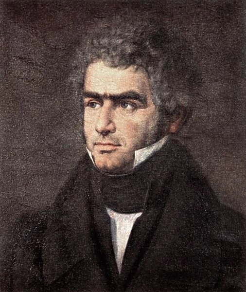 FERDINAND RIES (1784-1838). German pianist and composer. Oil painting by an anonymous artist