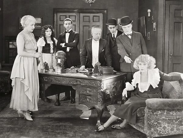 FILM: BEYOND PRICE, 1921. Silent film still. Starring Pearl White