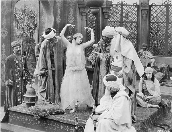 FILM STILL: HAREM. Still from the motion picture The Woman Thou Gavest Me, 1919