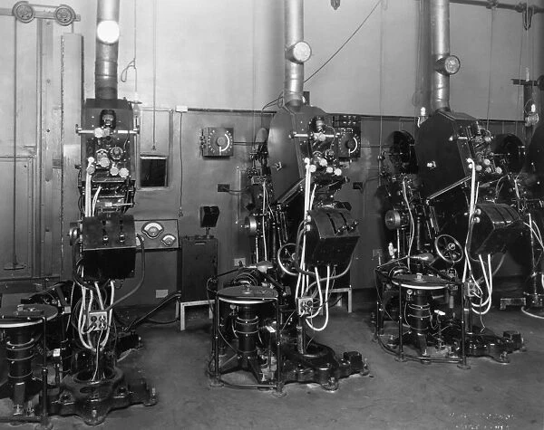 FILMMAKING: SOUND, 1926. Western Electric equipment for recording sound for motion pictures