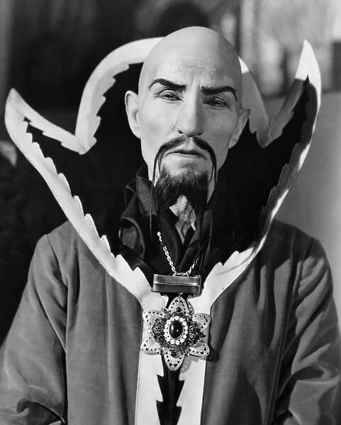 FLASH GORDON, 1936. The Emperor Ming, played by Charles Middleton