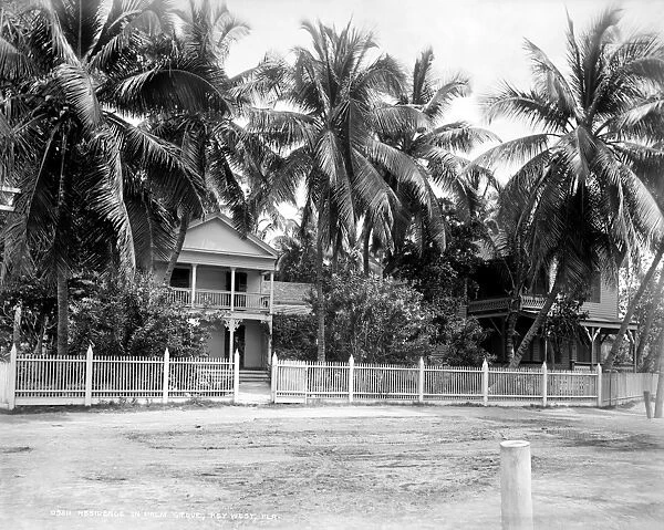 FLORIDA: KEY WEST, c1900. Residence in Key West, Florida. Photograph, c1900