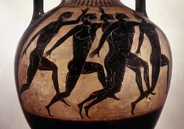 A foot-race. 6th century B. C