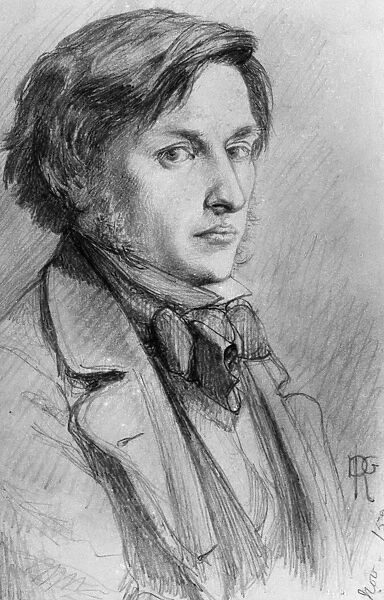 FORD MADOX BROWN (1821-1893). English (French-born) painter and designer. Pencil drawing