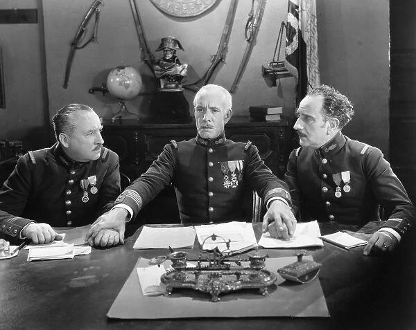 THE FOREIGN LEGION, 1928. Starring Norman Kerry (center)