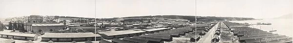 FORT WINFIELD SCOTT, 1919. Panoramic view of Fort Winfield Scott and the Presidio