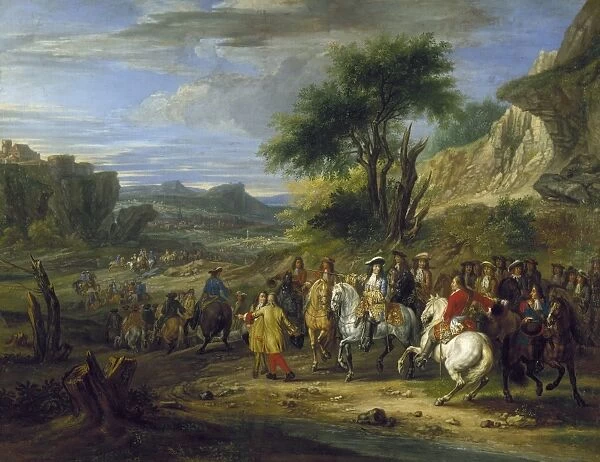 FRANCE: HORSEMEN, c1650. French horsemen on a reconnaissance. Oil on canvas, c1650