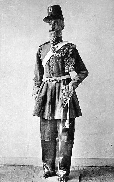 FRANCE: OFFICER, 1857. The uniform of an officer of the 6th Regiment of Dragoons (heavy cavalry)