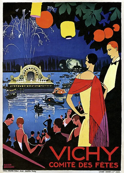 FRANCE: VICHY, c1920. Lithograph by Roger Broders, c1920