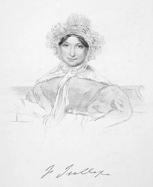 FRANCES TROLLOPE (1780-1863). English novelist. Steel engraving, English, 1843