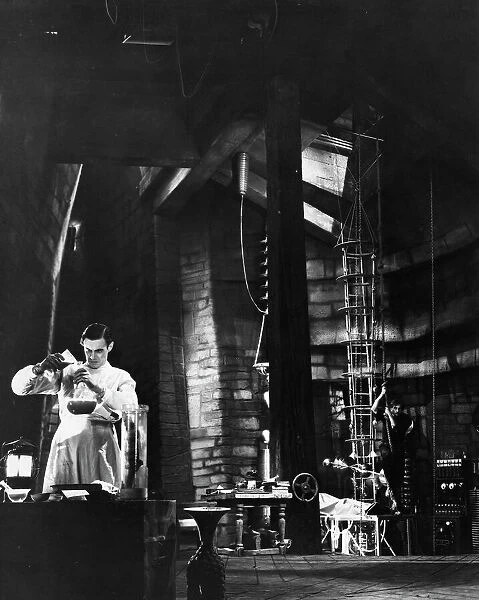 FRANKENSTEIN, 1931. Colin Clive as Dr. Frankenstein