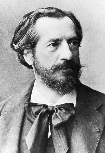 FREDERIC-AUGUSTE BARTHOLDI (1834-1904). French sculptor. Photograph, c1886