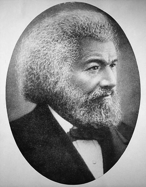 FREDERICK DOUGLASS (c1817-1895). American abolitionist. Photograph, c1885