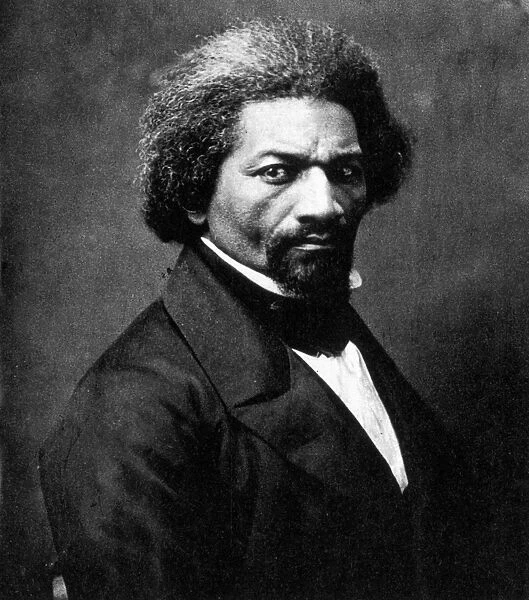 FREDERICK DOUGLASS (c1817-1895). American abolitionist and writer. Photograph, c1866