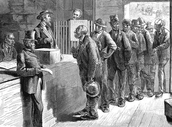 Freedmen Voting, 1871
