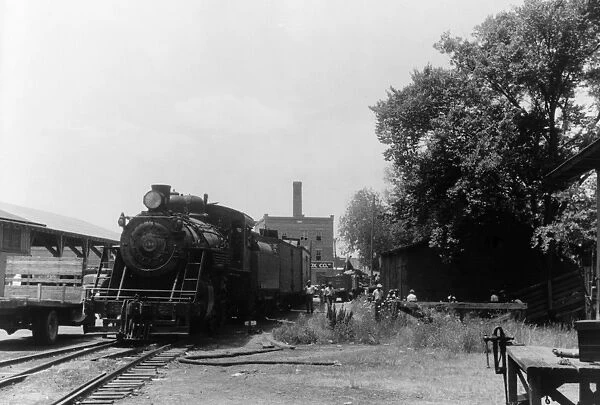 FREIGHT STATION, 1940. The freight station in Elizabeth City, North Carolina