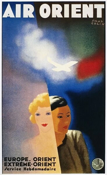 French poster for Air Orient, 1933