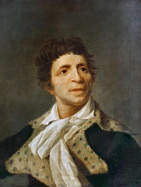 French (Swiss-born) physician, journalist, and revolutionary politician. Oil on canvas, 1793, by Joseph Boze