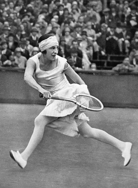 French tennis player. Photographed in 1926