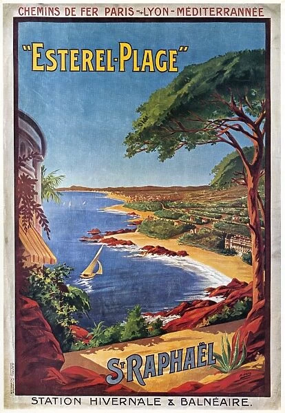 FRENCH TRAVEL POSTER, c1920. Esterel-Palage. Lithograph by Henri Gray, c1920