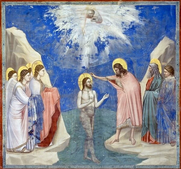 Fresco from the Scrovegni Chapel by Giotto, 1304-06