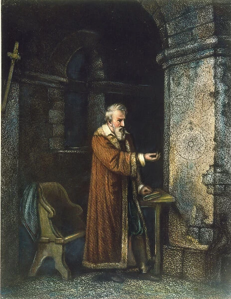 GALILEO GALILEI (1564-1642). Italian astronomer, mathematician, and physicist. Under house arrest