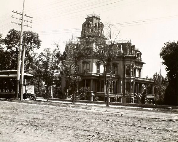 Gardo House, dedicated in 1882 as the official residence of the president of the Church of Jesus Christ of Latter-day Saints, c1900