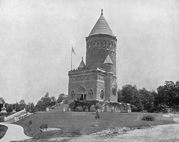 GARFIELD MONUMENT, c1890. The James A. Garfield Monument in Lake View Cemetery in Cleveland, Ohio