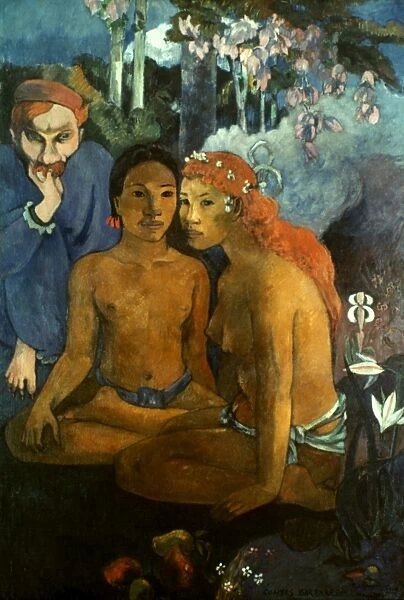 GAUGUIN: CONTES, 1902. Paul Gauguin: Contes Barbares. Oil on canvas, 1902