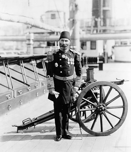 GENERAL PASA, c1890. General Mehmed Pasa, Commander of the Imperial Ironclad Fleet
