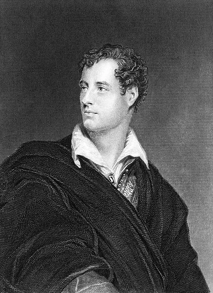 GEORGE GORDON BYRON (1788-1824). 6th baron Byron. English poet. Steel engraving, 19th century