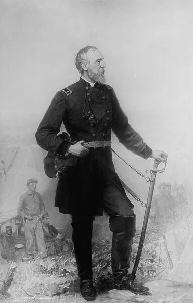 GEORGE MEADE (1815-1872). United States Army General George Gordon Meade, who defeated