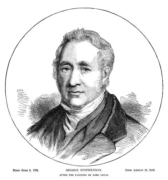 GEORGE STEPHENSON (1781-1848). English inventor and founder of railways