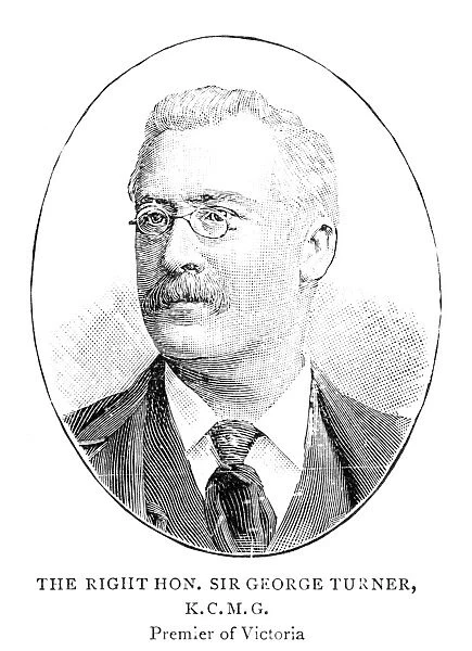 GEORGE TURNER (1851-1916). Australian politician, premier of Victoria, 1894-1899