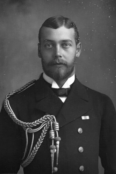 GEORGE V (1865-1936). King of England, 1910-1936. As the Prince of Wales. Photograph by W