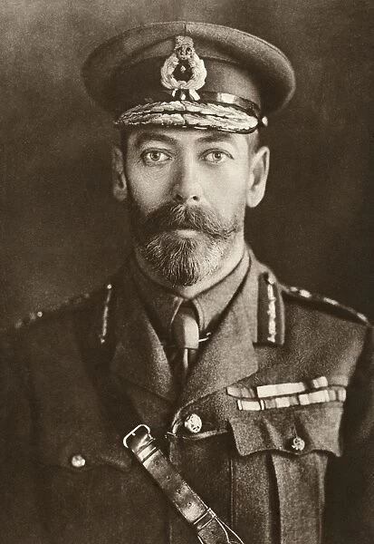 GEORGE V (1865-1936). King of Great Britain 1910-1936. Photograph, c1915