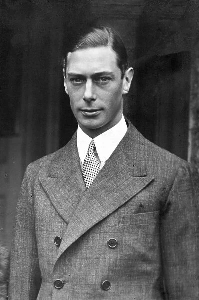 GEORGE VI (1895-1952). King of Great Britain, 1936-1952. Photographed when Duke of York